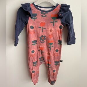 Rags Floral Romper - 3-6 months